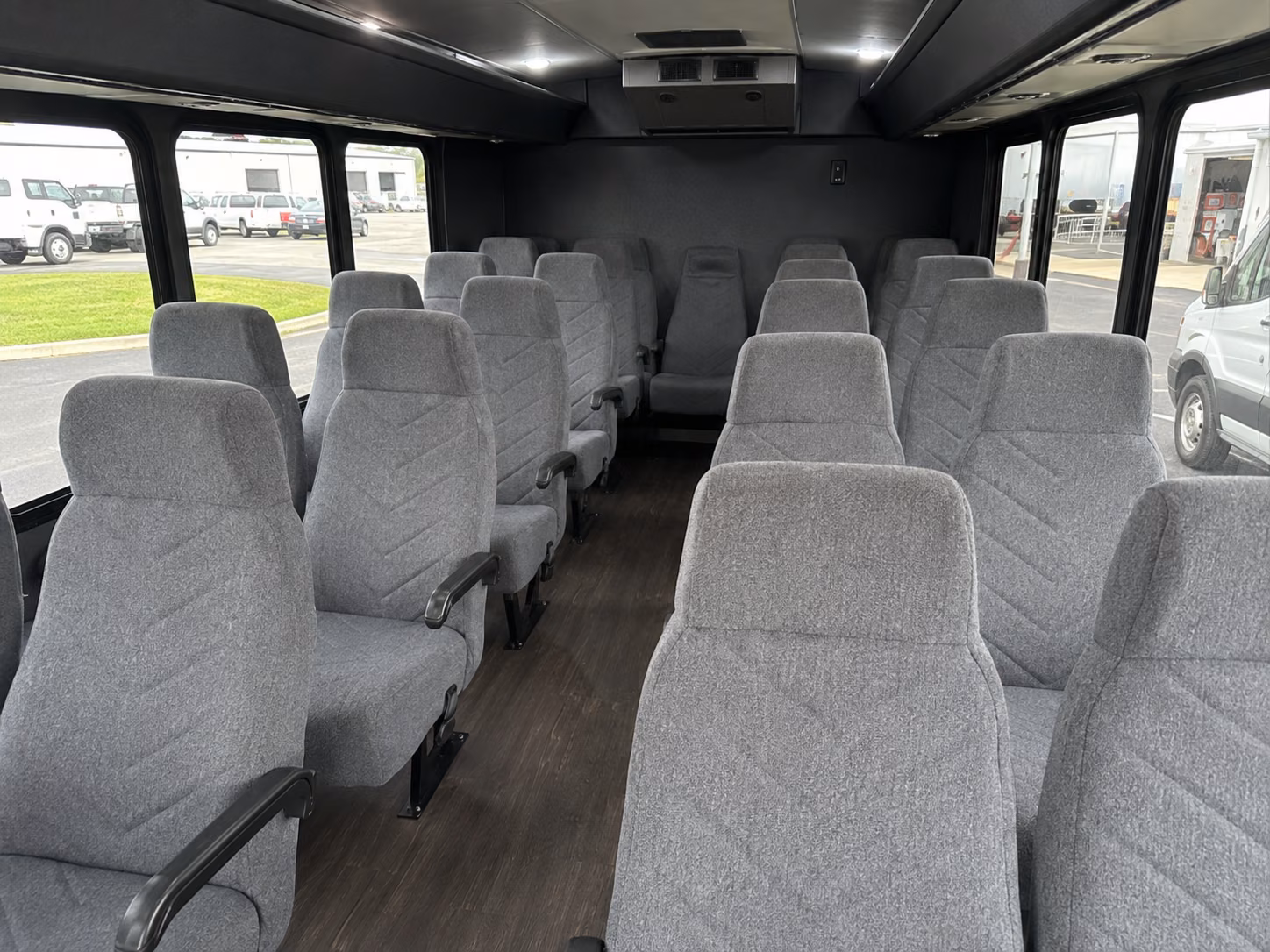 15 passenger minibus interior
