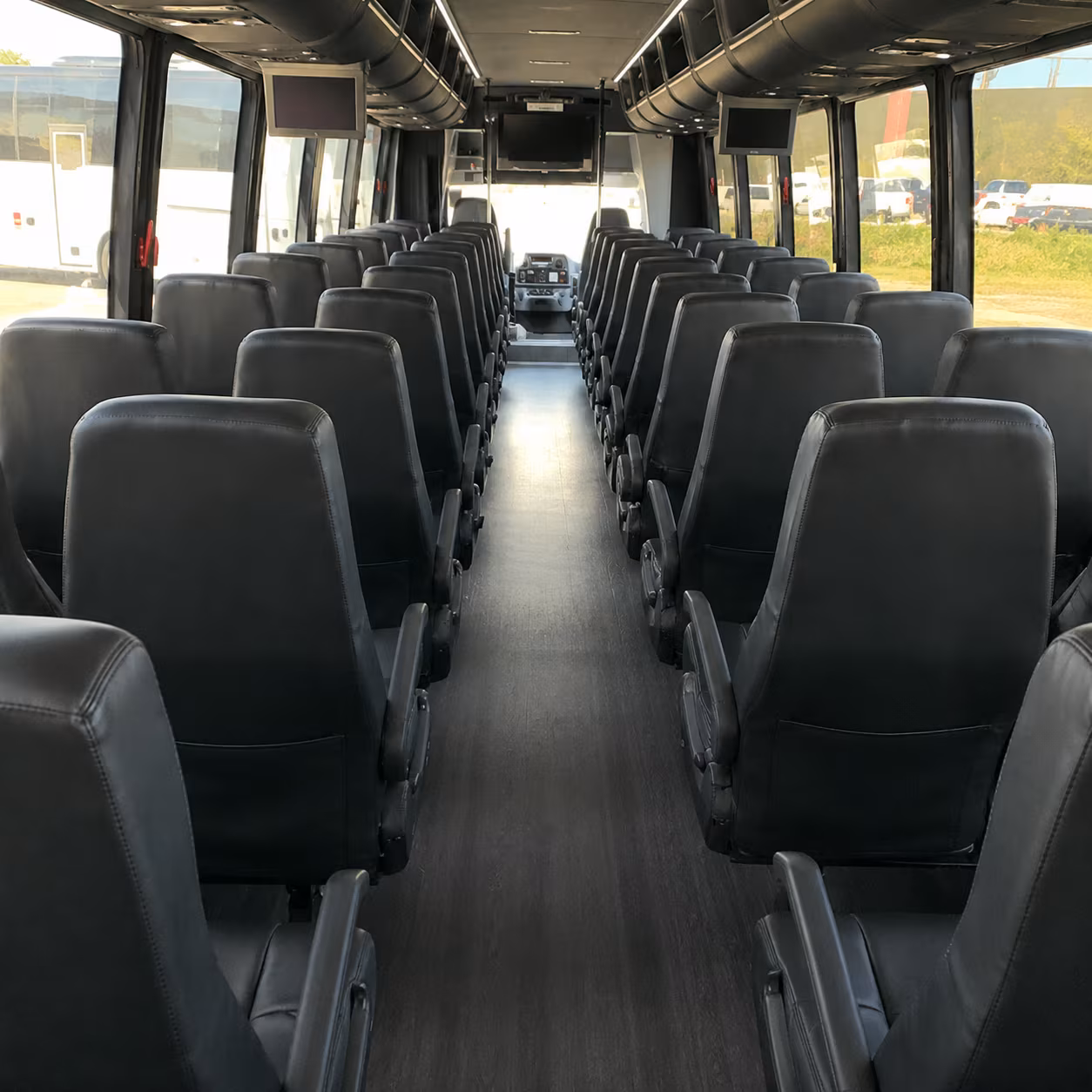 akron 30 passenger minibus inside