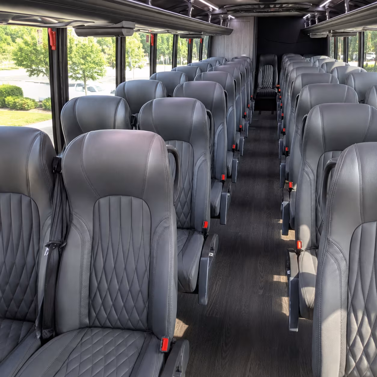 akron 30 passenger minibus interior