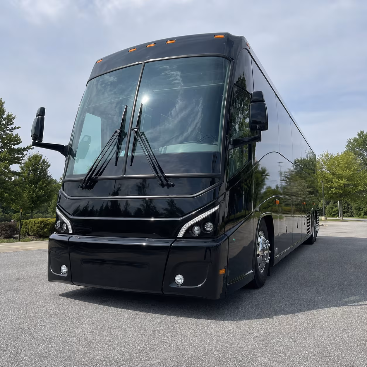 akron canton airport cak charter bus rentals shuttle service