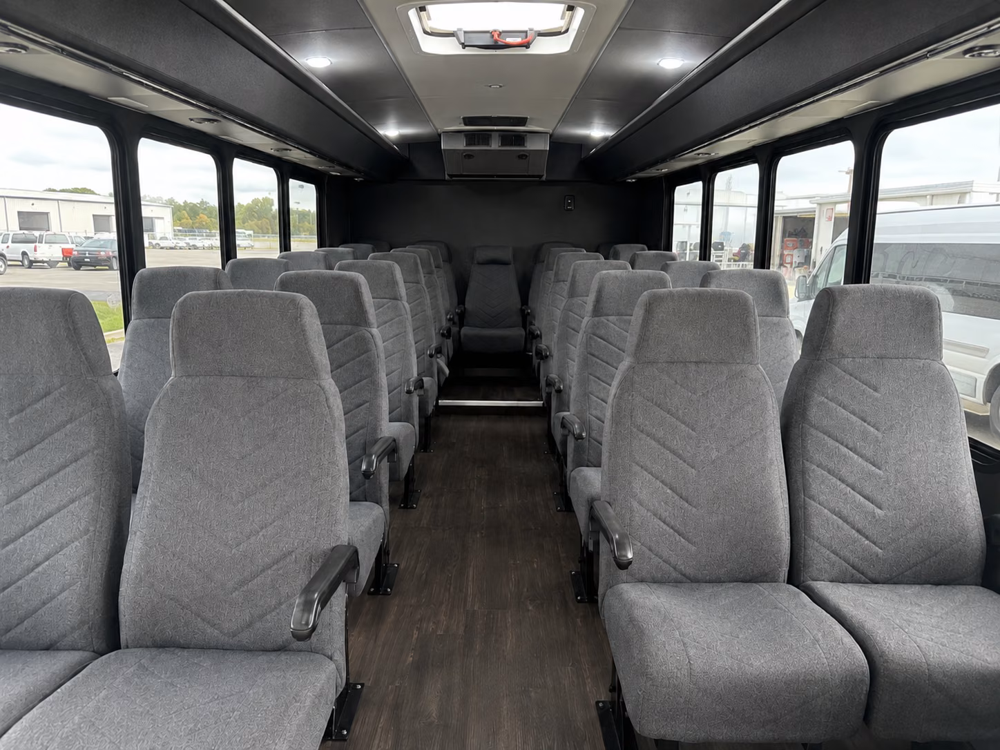 akron corporate event transportation onboard seating