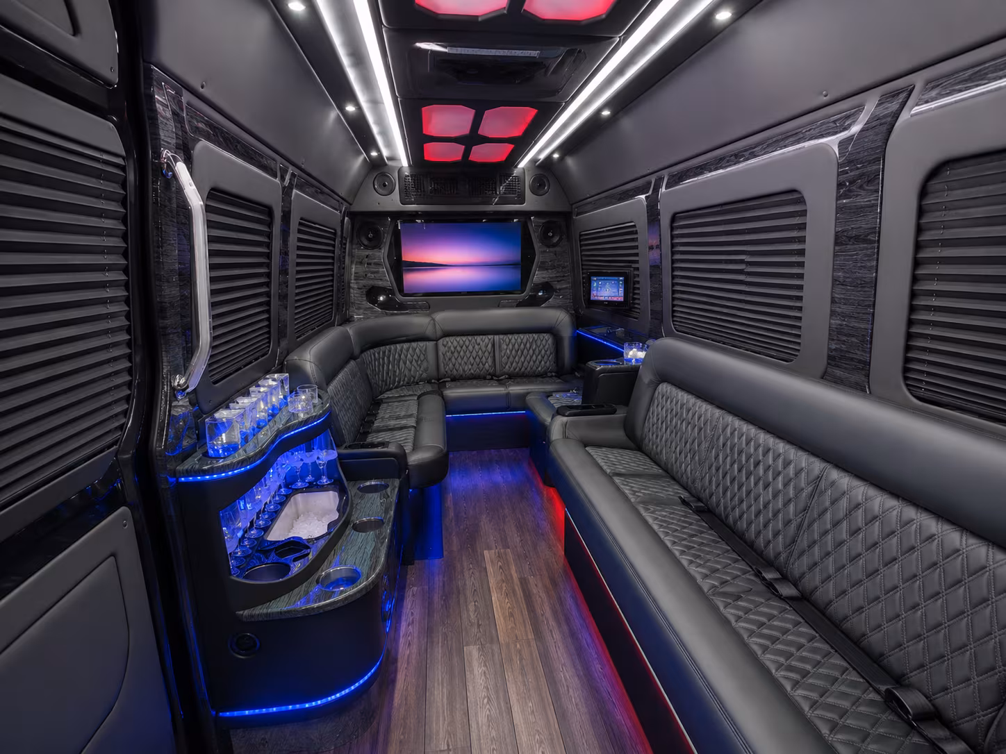 akron long distance transportation onboard seating