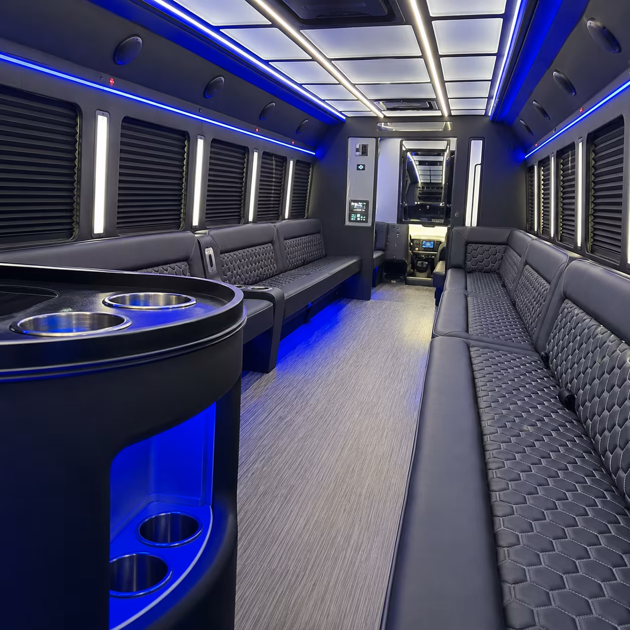 akron party bus inside
