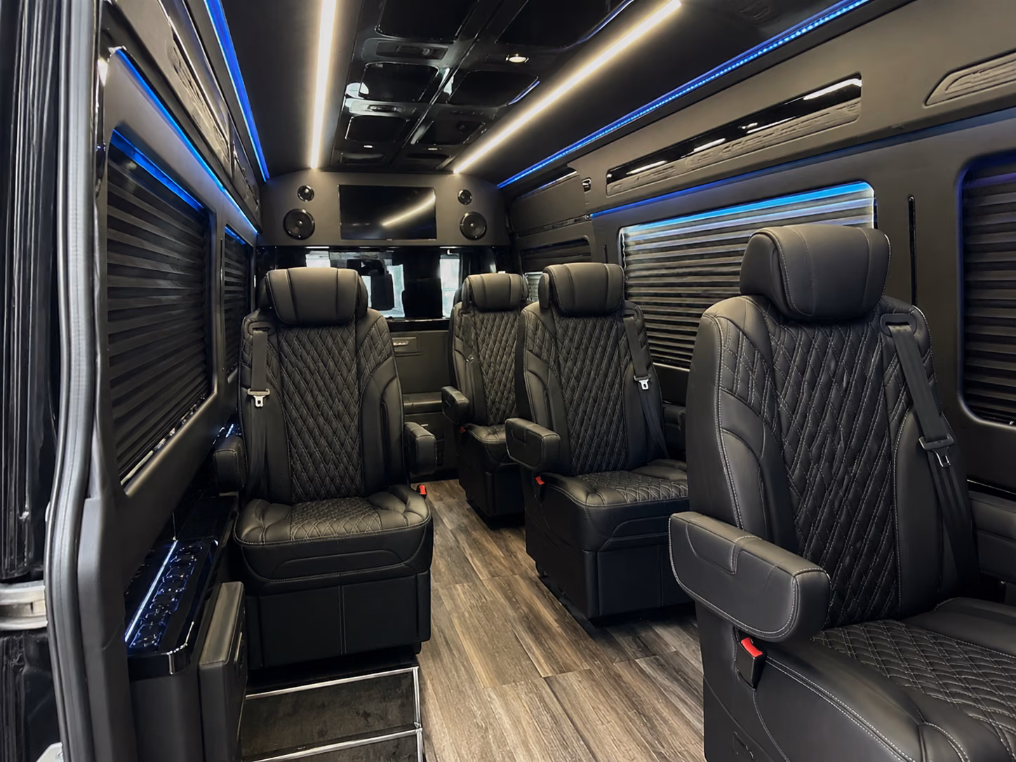 akron sporting event transportation onboard seating