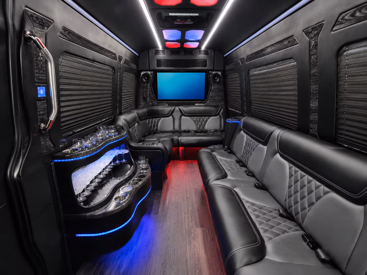 akron sprinter limousine inside