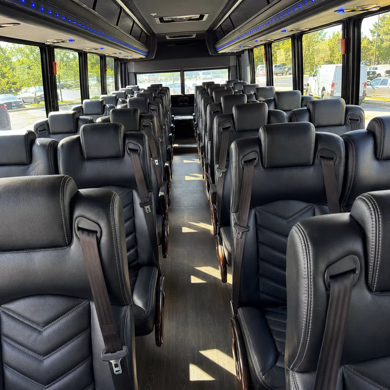 corporate wine tour buses departing akron