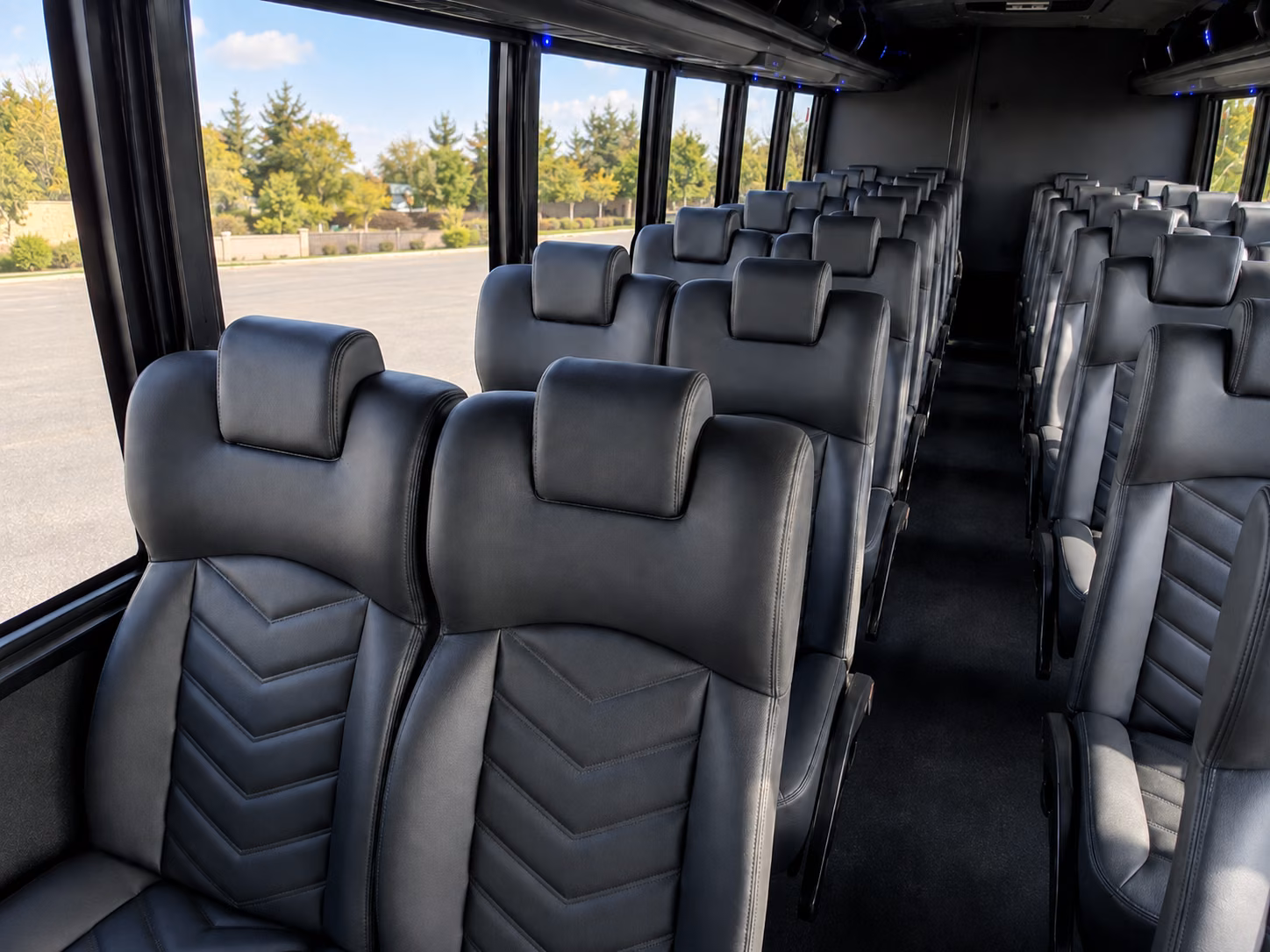 wedding guest shuttle buses between akron hotels and ceremony venues